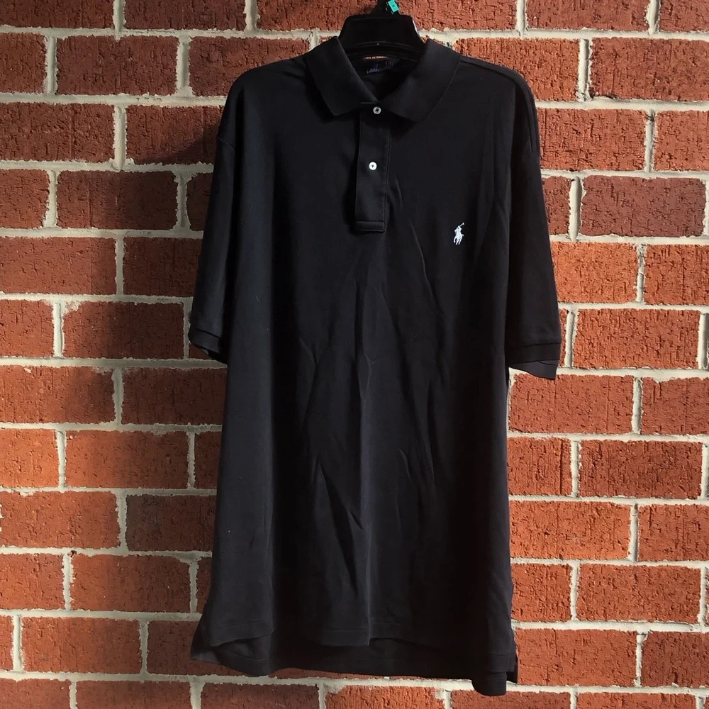 Ralph Lauren Men's Classic Black Polo Shirt - Picture 4 of 7